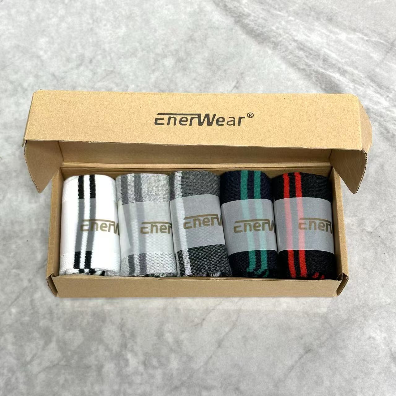 中性新疆精梳棉春夏短筒袜子（5双一盒）