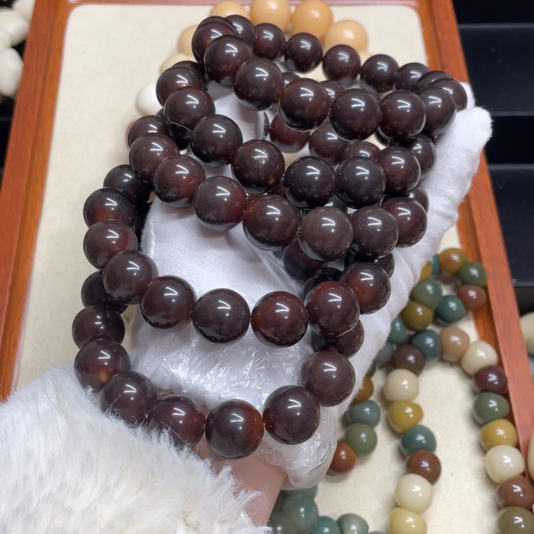 菩提根/象牙果吊坠14+精工玉化油膏苦咖啡圆珠福利一锅810