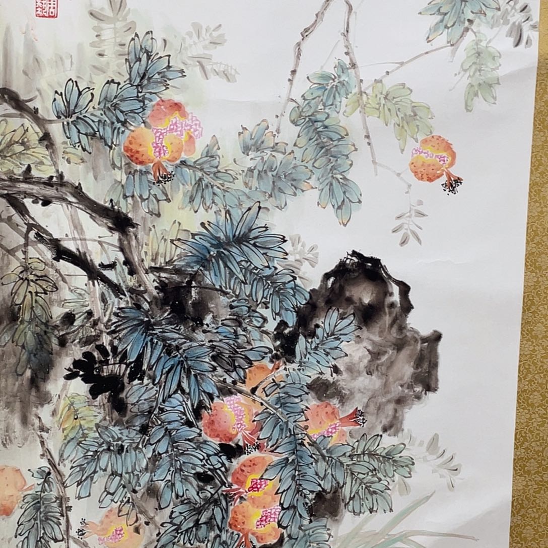 通***达国画老师手笔手绘作品N