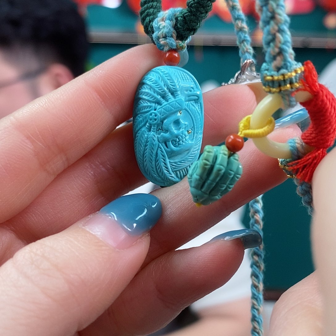 绿松石珠宝奇石未镶嵌