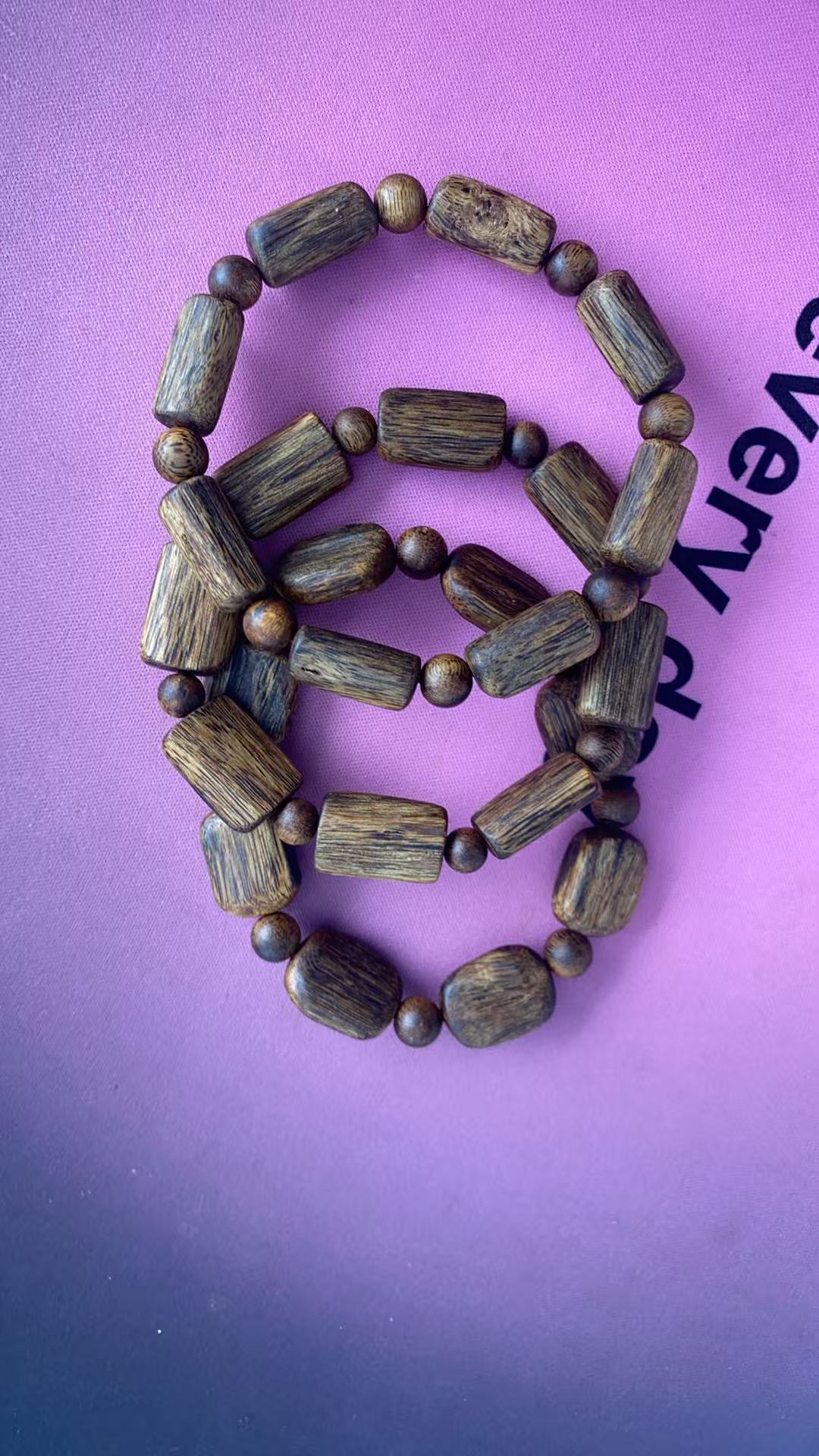 沉香奇楠单圈手串gh0005hk (多样性发其一)