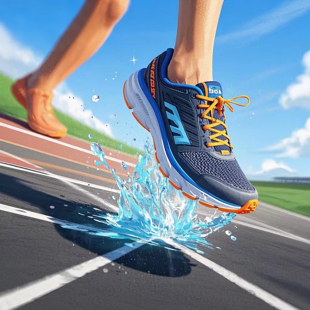 SP2【只做高端】双密度三层底 亚克力港宝后跟磨砂TPU稳定片运动鞋 