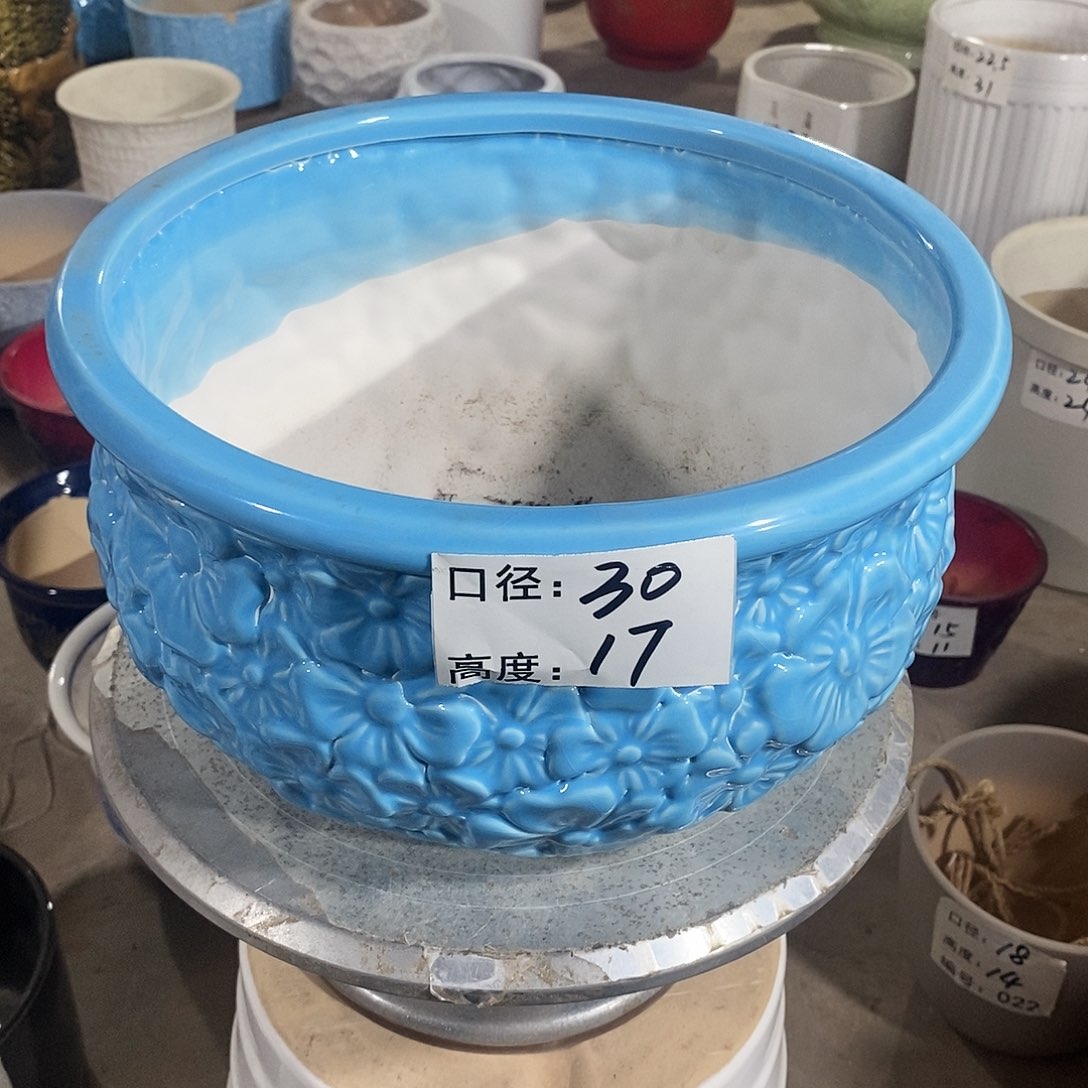 【闪购商品】陶瓷微瑕花盆-大大大033-1个大号兰