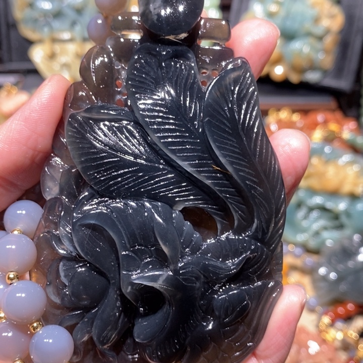 岫玉毛衣链未镶嵌