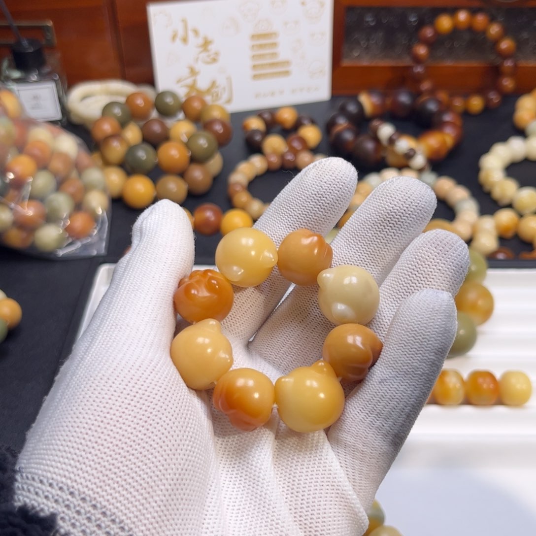 菩提根/象牙果吊坠微瑕喵喵队手捻682