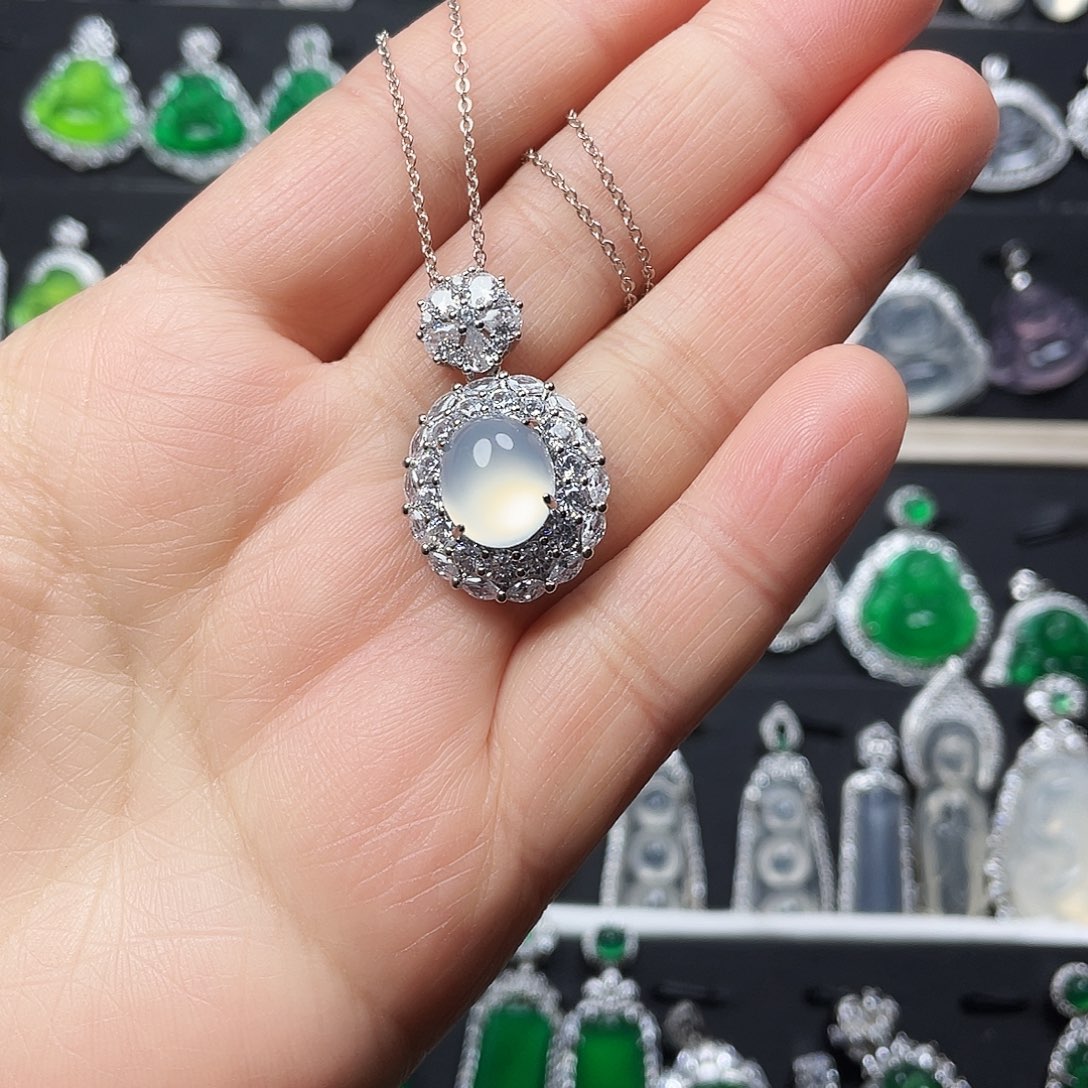 玛瑙/玉髓颈饰合金