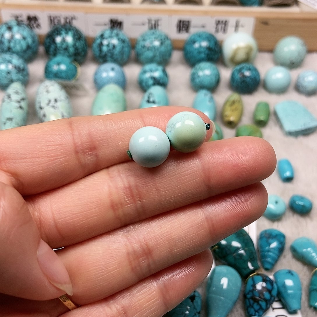 未镶嵌绿松石珠宝半成品种****走