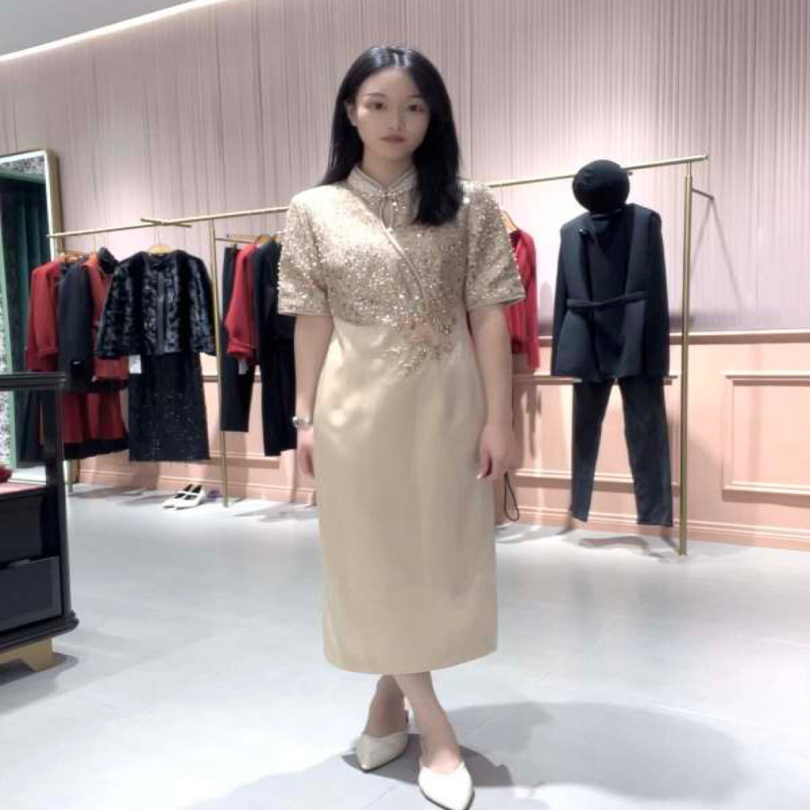 新中式品玉喜玥旗袍