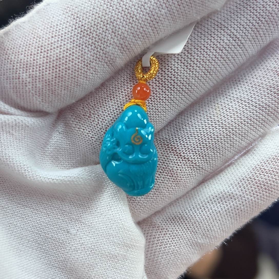 绿松石珠宝奇石未镶嵌