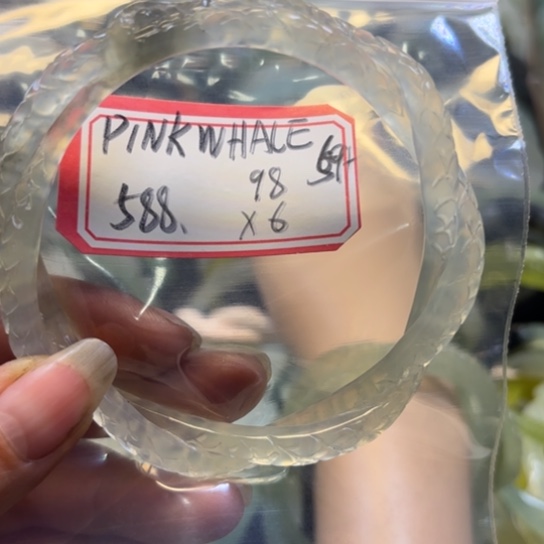 蛇纹石玉手镯未镶嵌P****E蛇镯