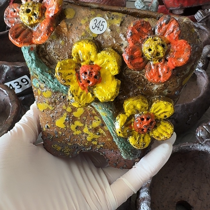 内口9高11粗陶手工制作