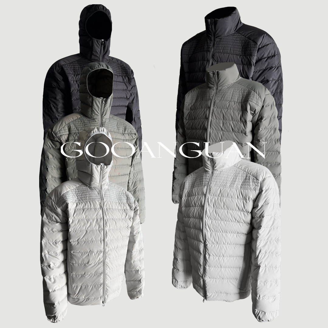 200g高充排骨羽绒服三防新国标90白鸭绒轻量化短款羽绒服保暖外套