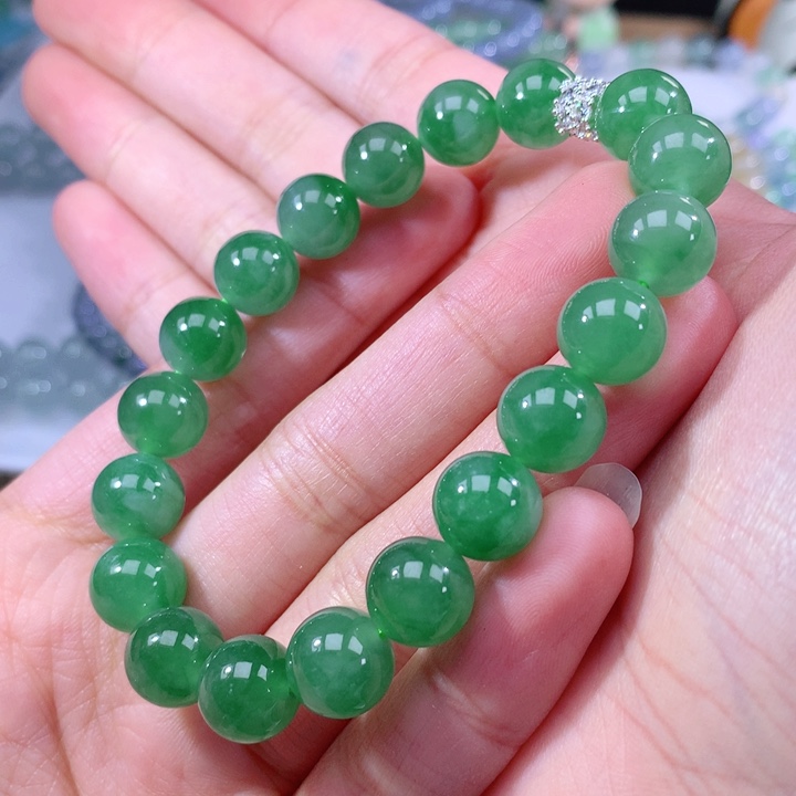 翡翠手链未镶嵌m*翡翠