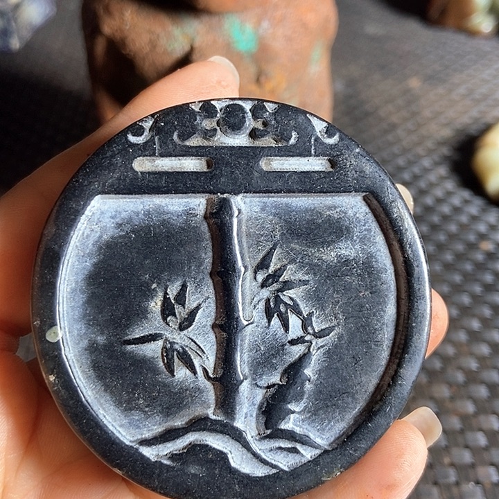 紫金钵盂菩提吊坠