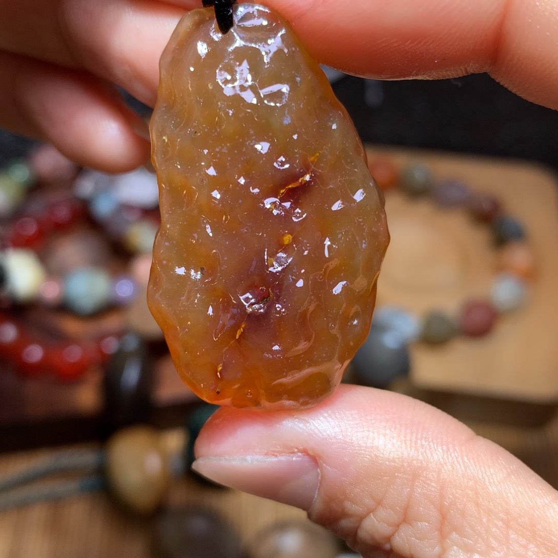 未镶嵌玛瑙/玉髓珠宝半成品