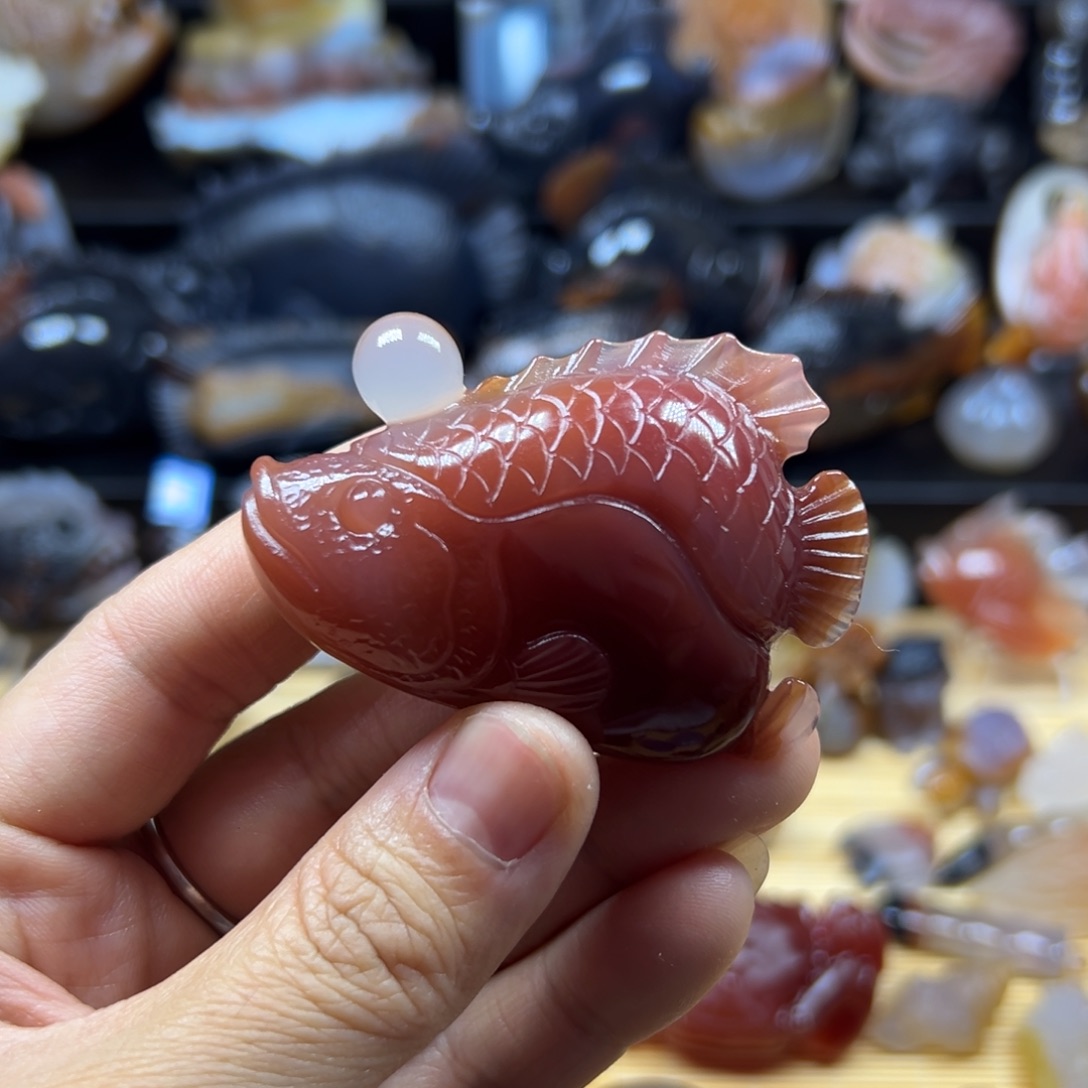 玛瑙/玉髓未镶嵌把件