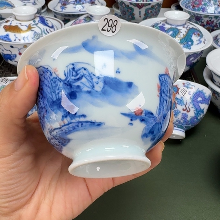 沙沙手工手绘茶具298