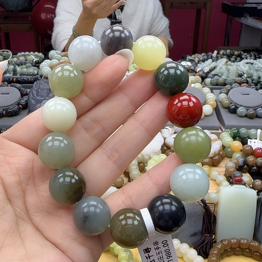 和田玉手链未镶嵌