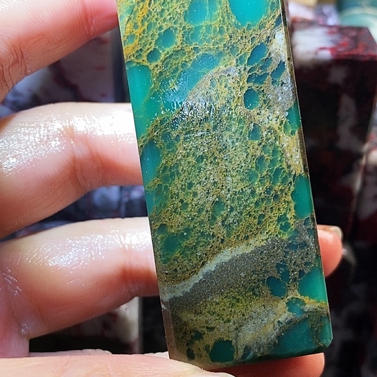 青田石四川金丝绿