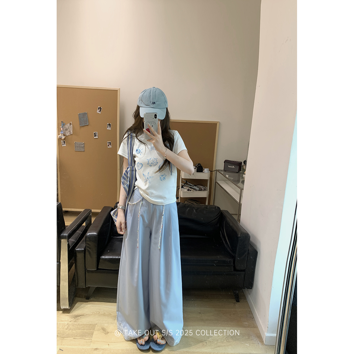 外卖到了「氧气垂垂裤」休闲西装裤宽松垂感直筒阔腿裤夏季WM5CSK11