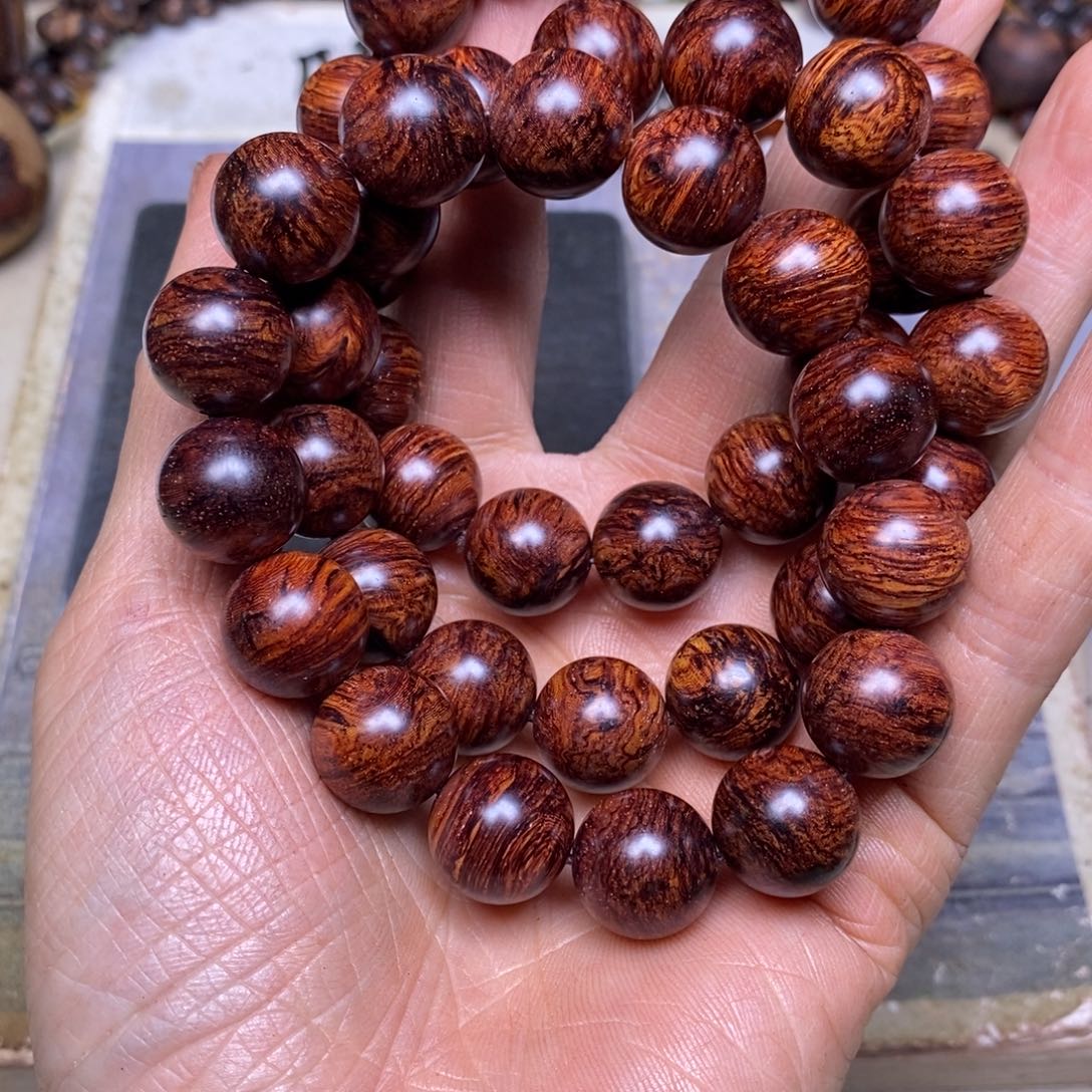 降真香手串/手链海南红降1.5留疤32克福利