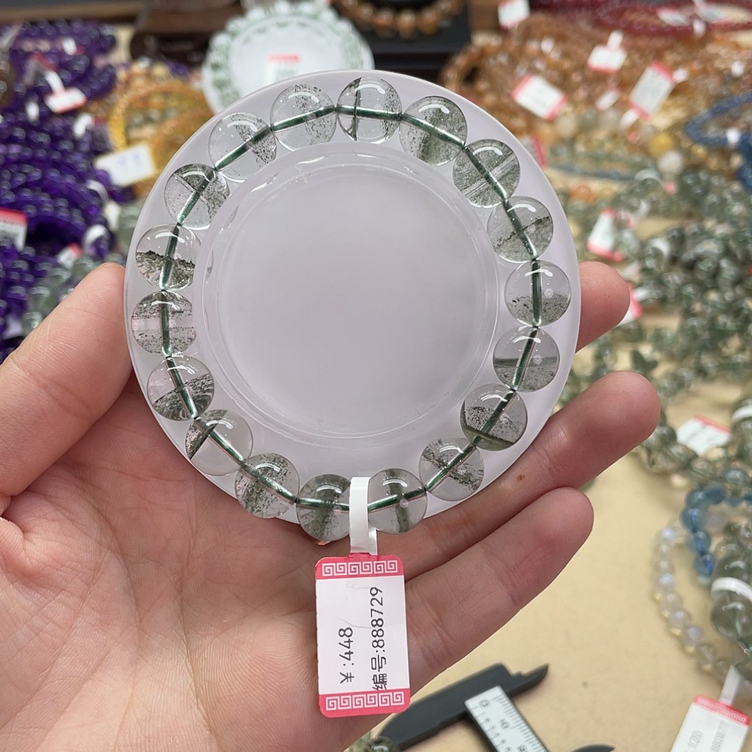 水晶手链未镶嵌*️****绿幽灵