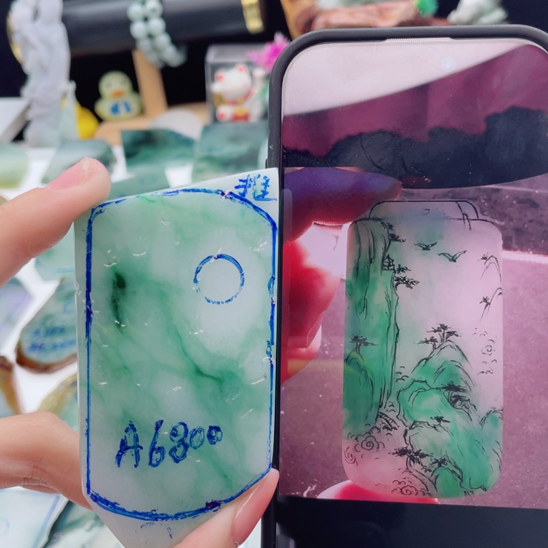 定制翡翠未镶嵌纯天然缅甸A货翡翠