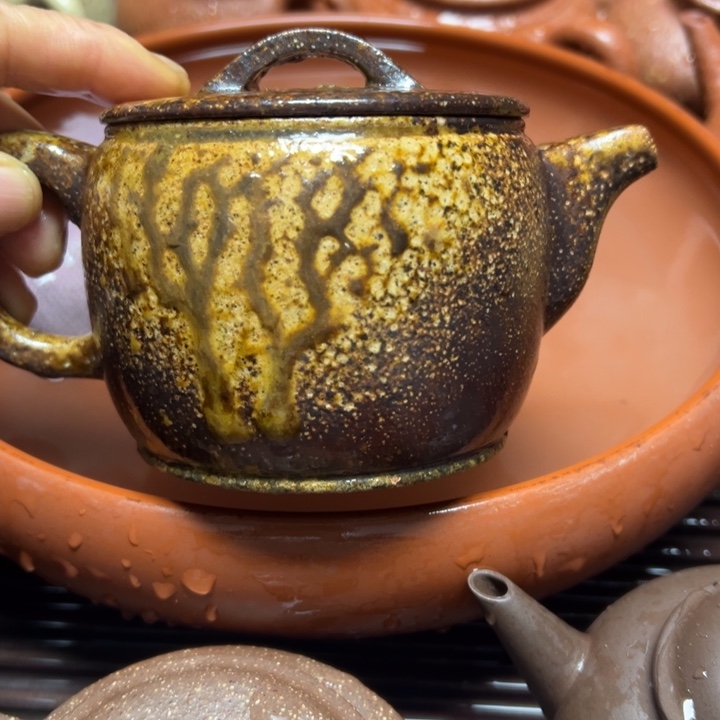 兰***迷茶壶紫砂宜兴原矿金丝楠木