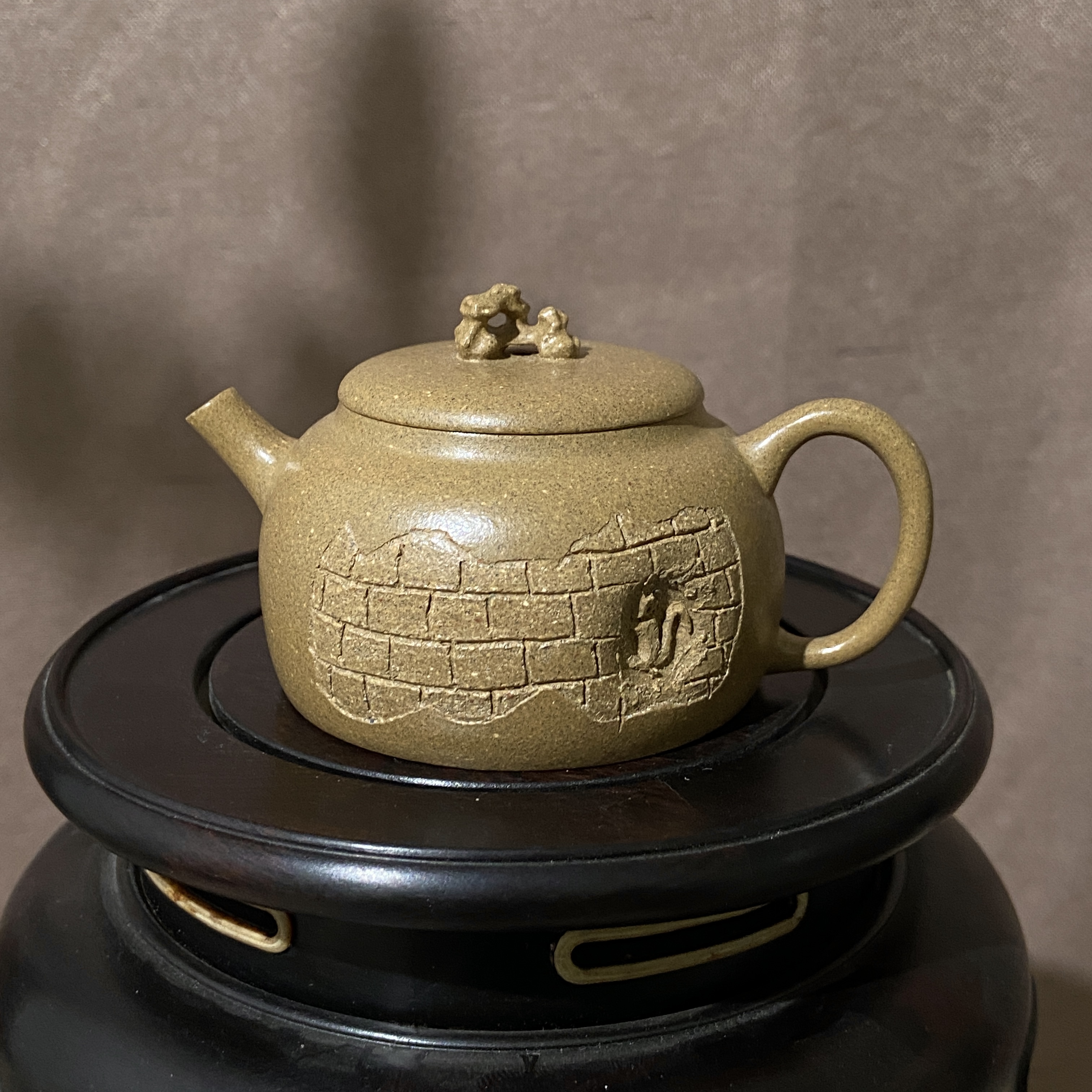 宜兴手工紫砂陶 茶壶GS3394-12