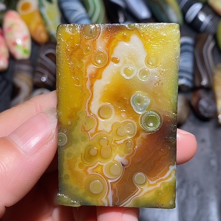 玛瑙/玉髓合金颈饰