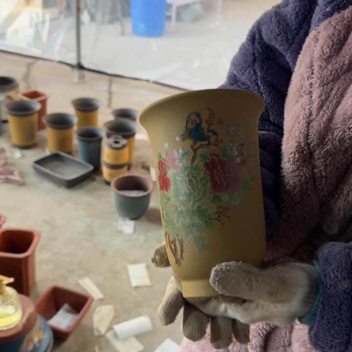 紫砂花盆紫砂花盆口径14/20