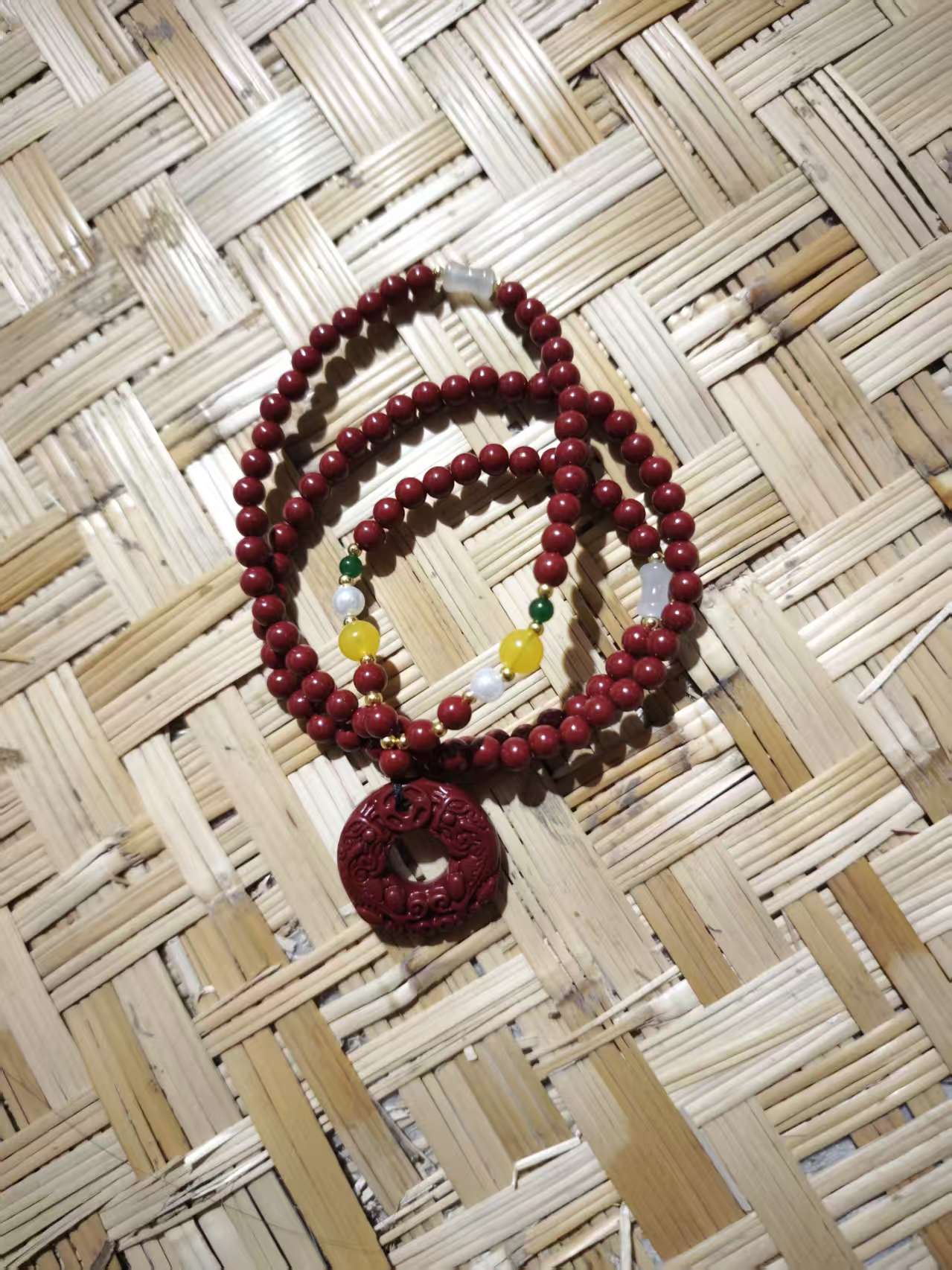 天然辰砂【闪购商品】辰砂朱砂手串3