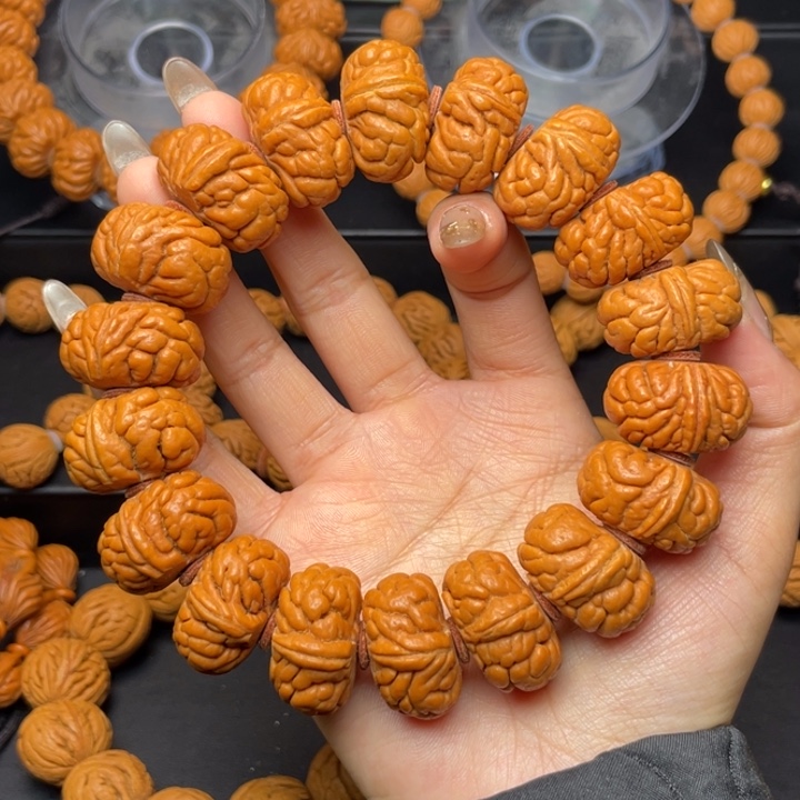 桃核手串25尺寸矮霸手串（33号链接）