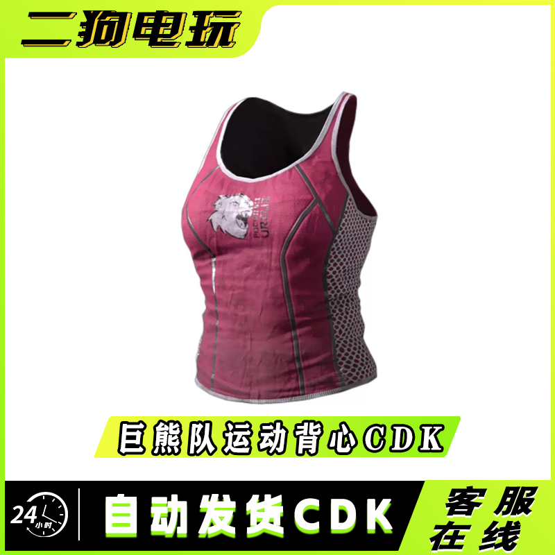 PUBG绝地求生巨熊队运动背心皮肤激活码兑换码 CDK