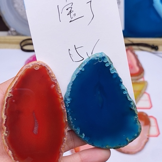 玛瑙/玉髓颈饰未镶嵌宝*