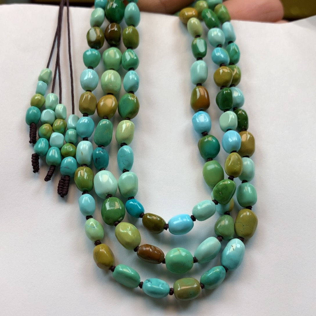 绿松石长链未镶嵌