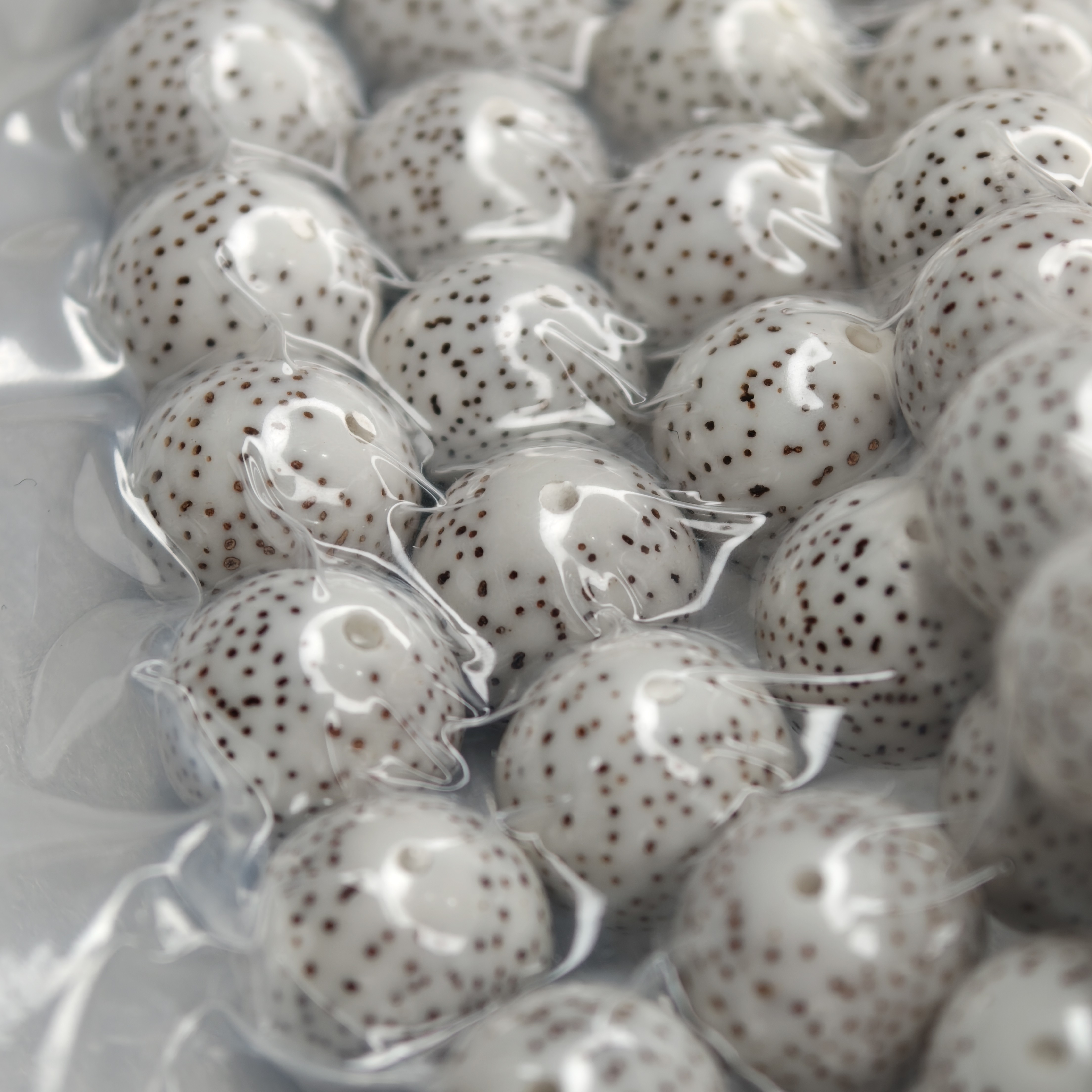 海南星月菩提/毛感料/万挑高抛/12.5脱脂圆珠长串