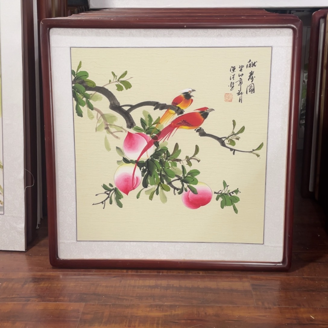 国画带框尺寸63*63厘米