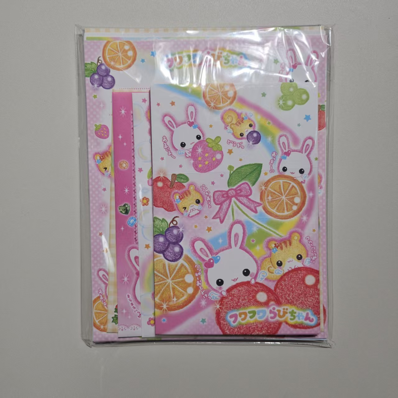 古早兔子信封信纸手账本