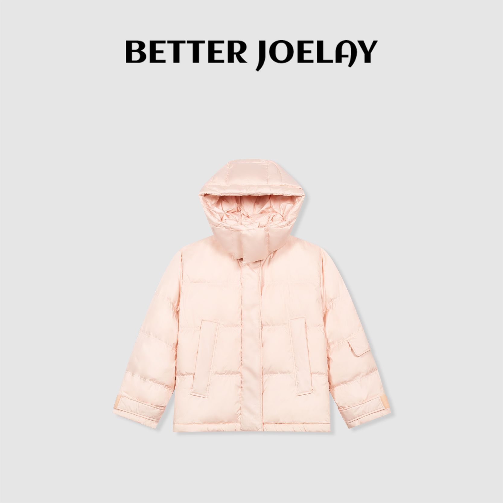 BETTER JOELAY -【水星记】高级连帽厚款羽绒服保暖百搭外套Z0577