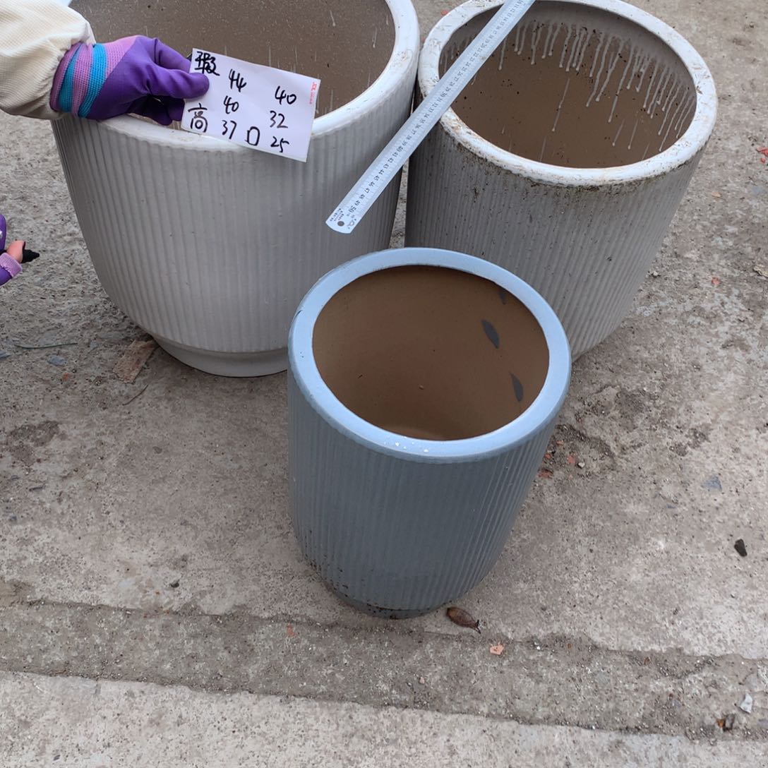 瑕疵高温陶瓷花盆