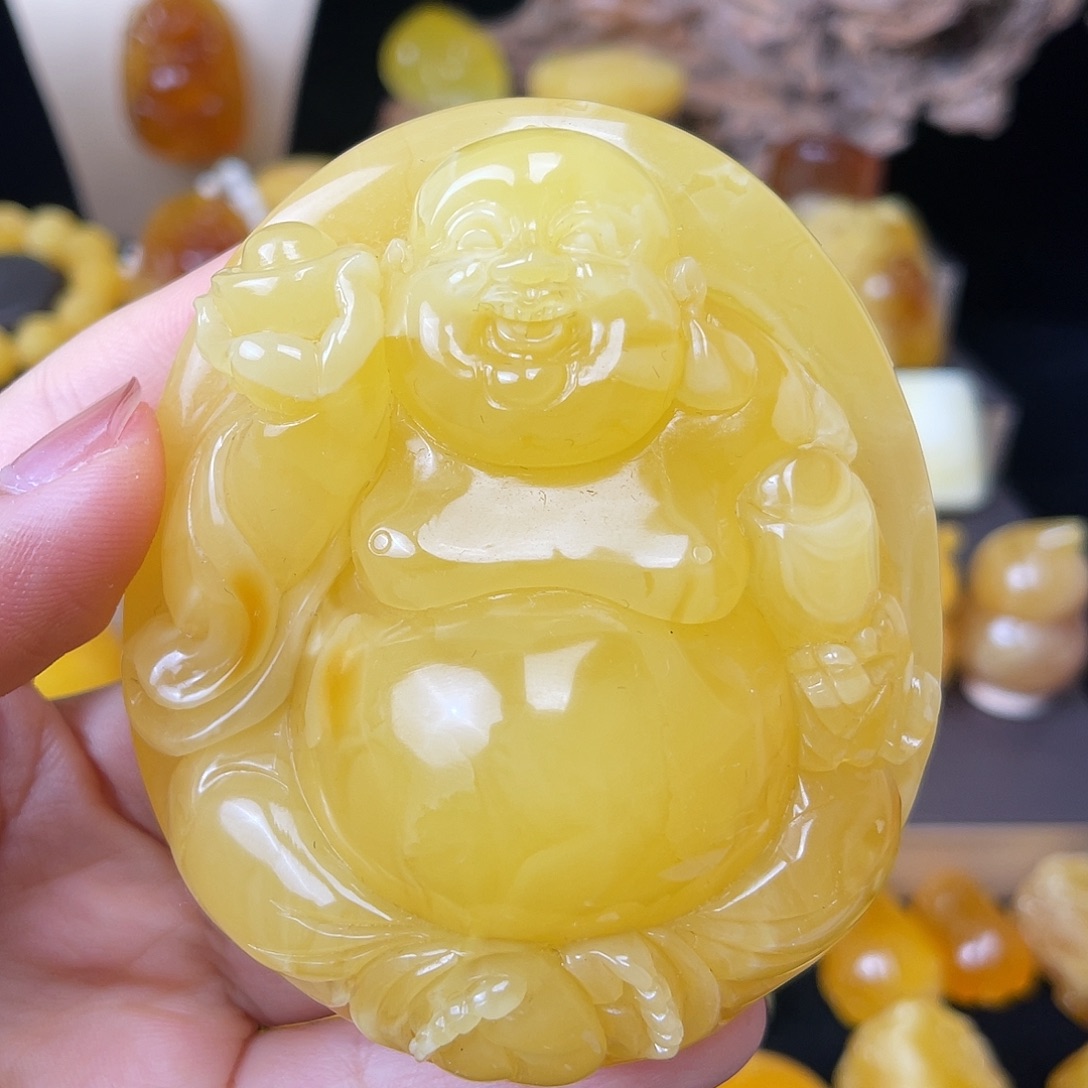 琥珀未镶嵌珠宝奇石