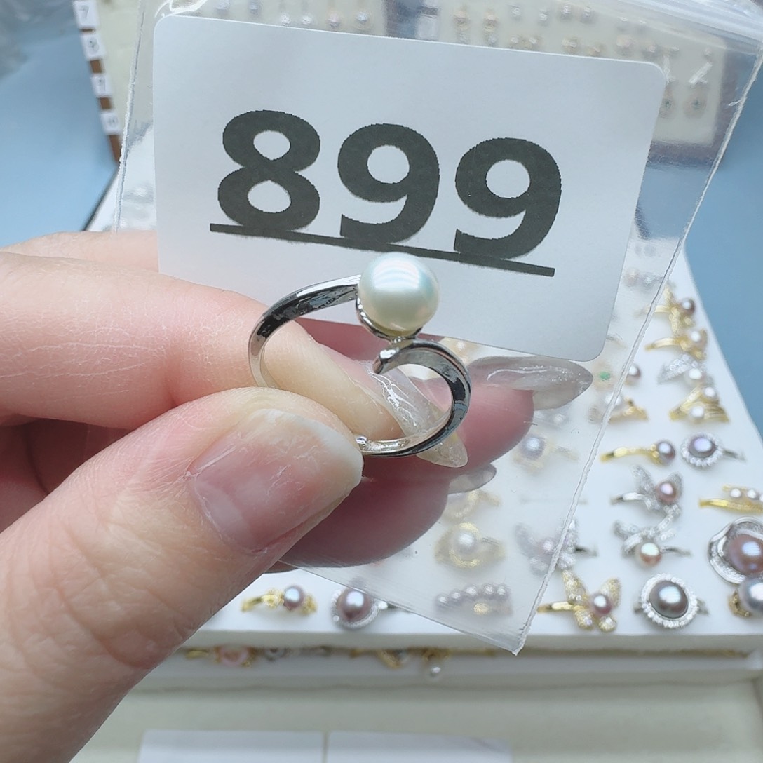 淡水珍珠珠宝奇石合金899