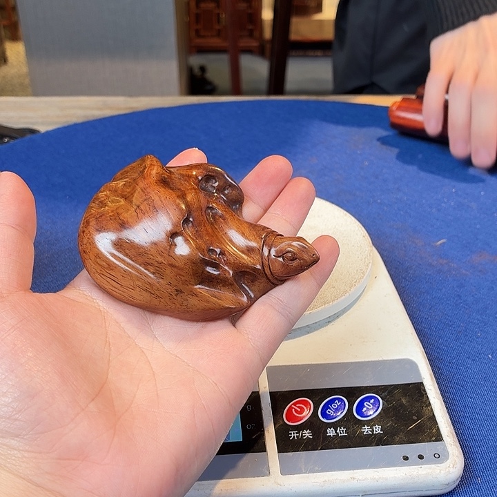 果***岭紫檀木类端景台紫檀