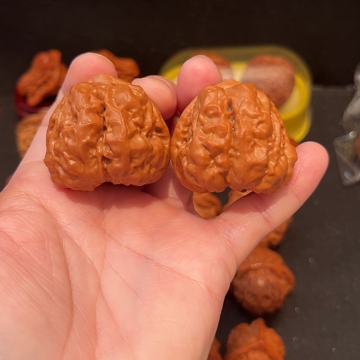 把件文玩核桃三角蛙40