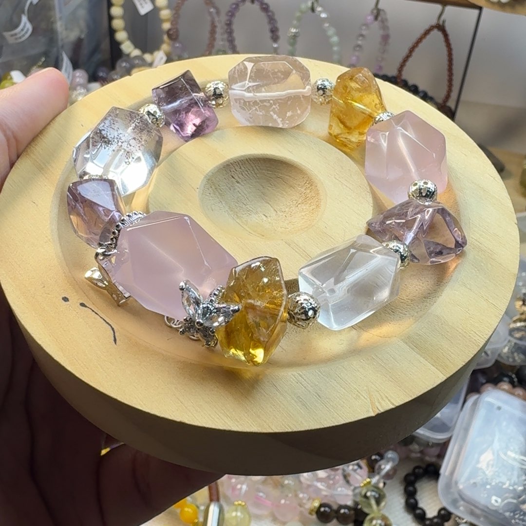 手链未镶嵌水晶水晶diy