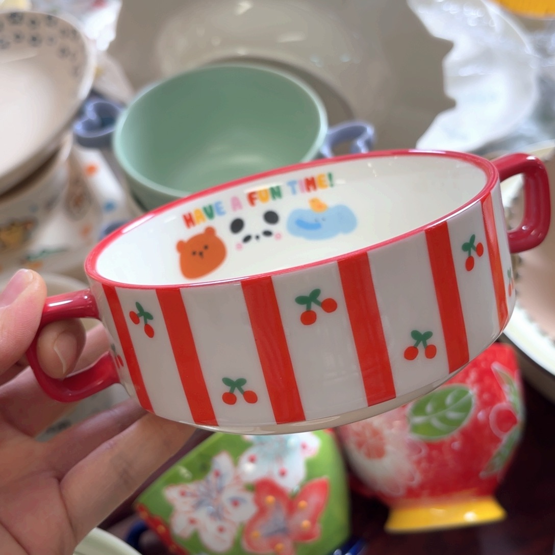 白瓷双耳陶瓷系列