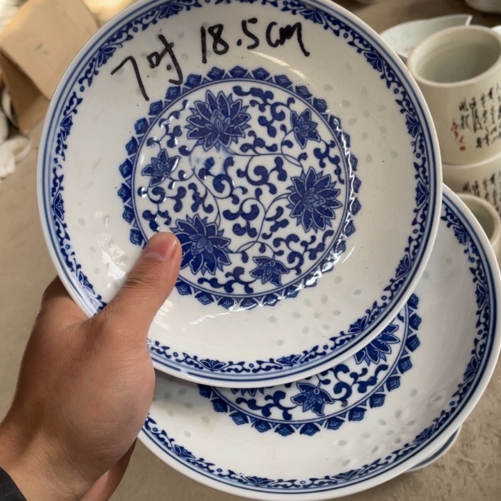 瓷碗景德镇高温细白瓷餐具