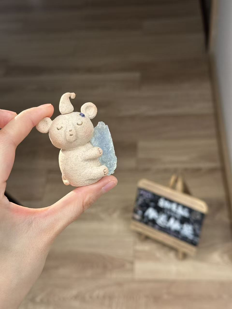 水晶小豆丁可爱海宝抱抱象