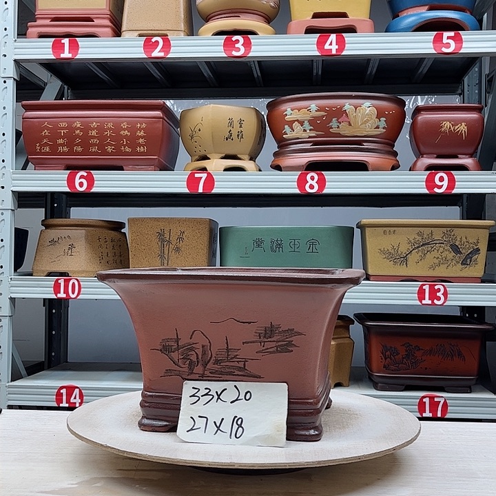 紫砂花盆紫砂花盆